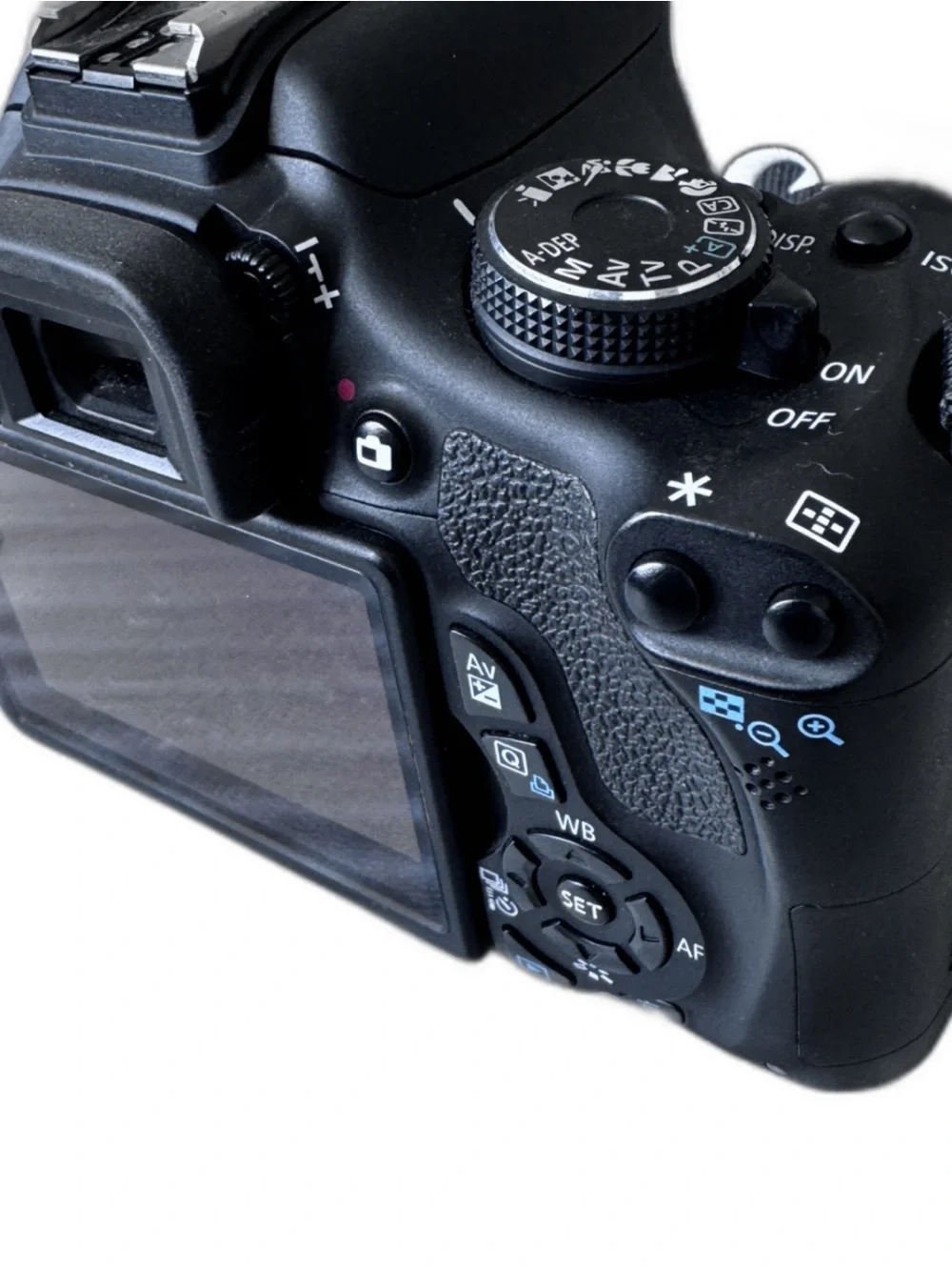 Canon EOS Rebel T3i DSLR Camera Body and Strap and Tripod Attachment